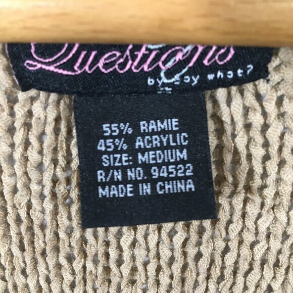 Questions Knit One‎ Button Cardigan Jacket - Picture 5 of 6